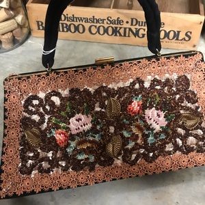 Vintage Beautiful  purse by: Caron designed, Made in Houston Texas